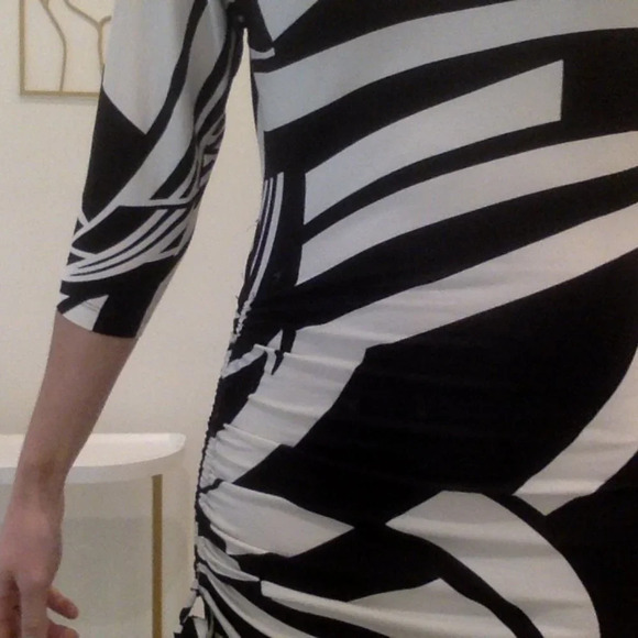 Cache Marble Print & Striped Cold Shoulder Dress Size XS - Picture 8 of 8